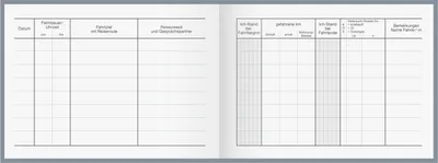 Produktbild von Fahrtenbuch A6 40 Blatt Hardcover Packung mit 5 Stück