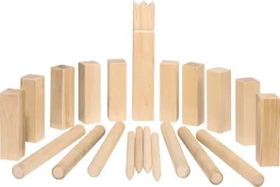 Produktbild von Wikingerspiel Kubb, mittlere Größe, im Baumwollbeutel