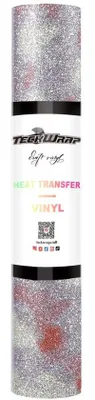 Produktbild von Famanu Wärmeübertragungsfolie Glitter Rosa Lichtgold - 152x30 cm