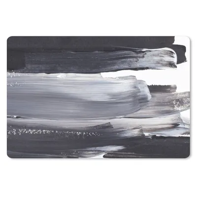Produktbild von MuchoWow® Mauspad Mousepad Farbe - Schwarz - Design 27x18 cm - Mousepads - Maus Mat - Pad - Mausunterlage - Büroartikel - Desk Matten