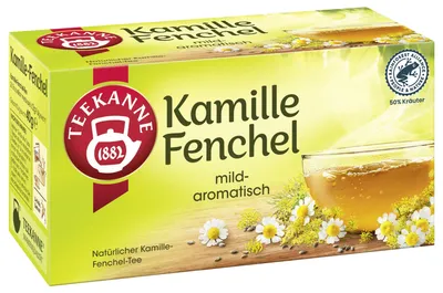 Produktbild von Teekanne Fix Kamille-Fenchel 20x2g