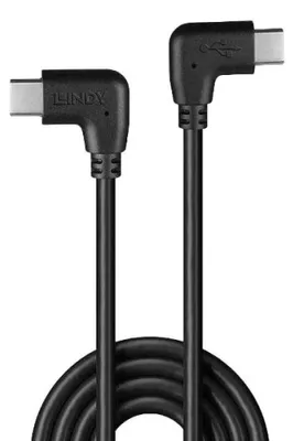 Produktbild von Lindy 32008, 0,5 m, USB C, USB C, USB 2.0, Schwarz
