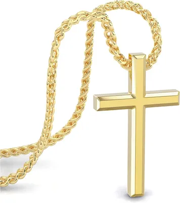 Image de SERASAR Premium Collier Hommes [Destiny] | Acier Chirurgical 316L inoxydable | Résistant à l'eau | Chaîne solide | Fermoir sécurisé | Couleur Or, 60 cm | Boîte à bijoux incluse
