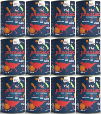 Produktbild von SYTA MICHA Nassfutter für Hunde mit Fasan und Gemüse, 12 x 400 g