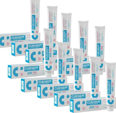 Produktbild von 10x 75 ml Curasept ADS 705 mit 0,05% Chlorhexidin