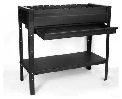 Produktbild von Mangal Grill 80 сm 2,0 mm Stahl mit Aschekasten für 12 Spieße BBQ Holzkohlegrill Schaschlik Grill Garten Grill