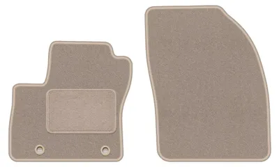 Image de Tapis avant en moquette pour Ford C-MAX MK2 2010-2012 (monospace) – 2 pièces, beiges, sur mesure – Wielganizator LUX