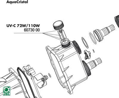 Produktbild von JBL Ersatzteil Laufrad komplett für UV-C 72 / 110 W