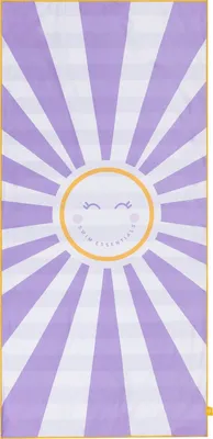Produktbild von Swim Essentials Mikrofaser Strandtuch/Badetuch, für Kinder Happy Sunshine 135 x 65 cm