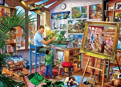 Produktbild von Master Pieces Puzzle Gallery on the Square 1000 Teile Puzzle