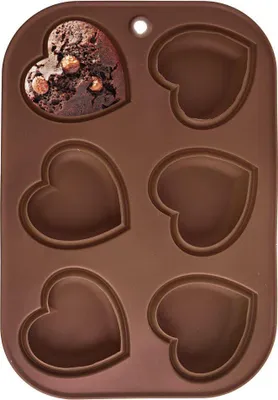 Produktbild von Orion Silikonbackform für Muffins HERZEN Backform