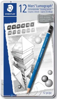 Produktbild von Staedtler Mars Lumograph 100, 12 Stück(e), PEFC