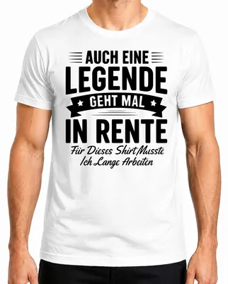 Obrázok produktu pre Aj legenda niekedy odíde do dôchodku Pánske tričko pre dôchodcov, biele, XL