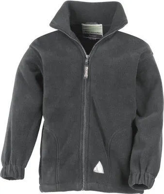 Produktbild von Result Kinder Active Fleece-Jacke Mit Reißverschluss BC921 (3/4) (Oxford Grau)
