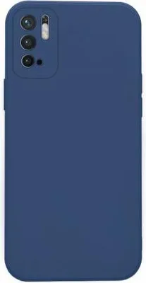 Produktbild von Liquid Silikon Hülle Für Smartphones - Farbe: Blau - Modellkompatibilität: Für Xiaomi Redmi Note 10 5G