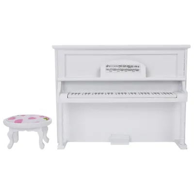 Obrázek produktu pro Příslušenství pro domečky pro panenky, Mini pianino, Mini pianino pro panenky, Mini pianino pro panenky, Mini pianino - hračka