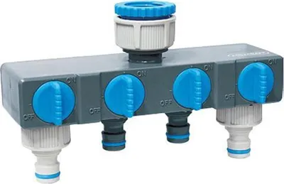 Produktbild von PROREGAL Multi Schlauchverbinder, 3/4 " - 1" Aquacraft, 4 Ourtlets