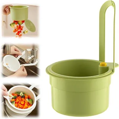 Image de Filtre à déchets écologique pour évier de cuisine, automatique, avec bouchon