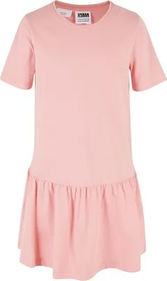 Obrázok produktu pre Dětské tričko Urban Classics Girls Valance Tee Dress lemonadepink - 110/116
