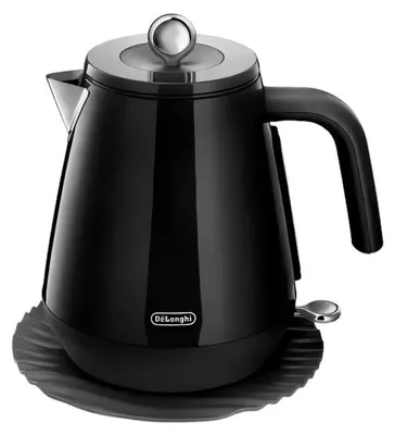 Image de Bouilloire électrique DeLonghi Eclettica KBY2001.BK - 1,7 L, noire