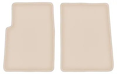 Produktbild von DURBAN Beige Velours-Fußmatten vorne für Hyundai Galloper Geländewagen (1991-2003)