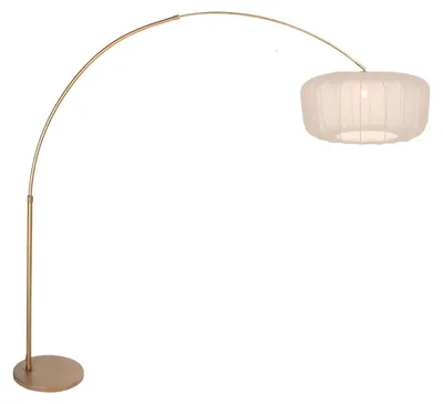 Immagine prodotto di Lampada da terra - bronzo crema - Sparkled Light - metallo tessile - Ø 45cm - E27 - 4673BR - Steinhauer