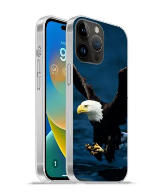 Produktbild von MuchoWow® Handyhülle Schutzhülle Hülle für Apple iPhone 14 Pro Max Adler - Nahaufnahme - Wasser Silikon Softcase Handy Hülle - Hardcover