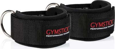 Zdjęcie produktu dla Gymstick Pasek na kostkę Czarny  Czarny Jeden rozmiar