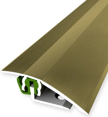 Produktbild von PROVISTON | Übergangsprofil | Parkettprofil | Breite: 51 mm | Höhenausgleich: 3 - 23 mm | Länge: 900 mm | Aluminiumprofil | Gold | 1 Stück