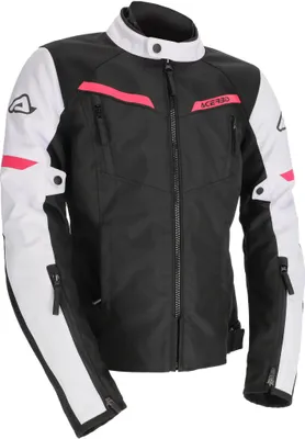 Obrázek produktu pro ACERBIS Dual Road nepromokavá bunda polyester certifikovaná X-Street Lady černá/růžová velikost S