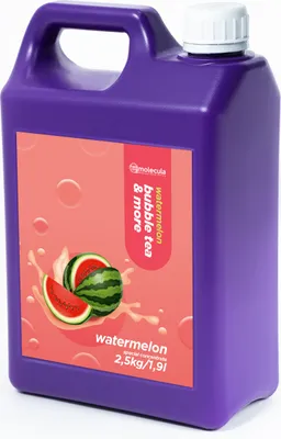 Produktbild von SIRUP FÜR BUBBLE TEA 2,5 l KONZENTRAT-SAFT-Wassermelone