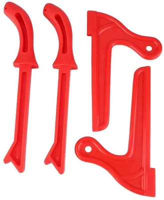 Produktbild von Holzschutzstäbe, Kunststoff, für das Zimmererhandwerk (Rot)