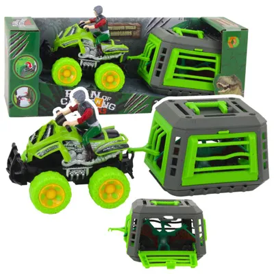 Produktbild von Leantoys Quad mit Fahrerkäfig mit Dinosaurier Pterodactyl