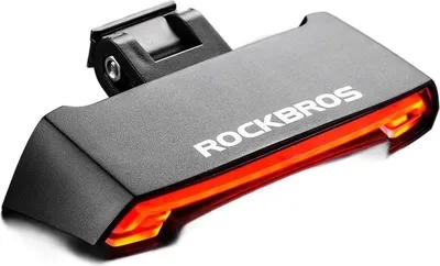 Produktbild von Rockbros Lkwd-R1 Fahrradrücklicht Mit Laser Und Fernbedienung + Micro Usb Kabel - Usb-A - Schwarz