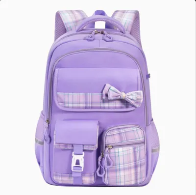 Produktbild von Schulrucksack Mädchen,Kinderrucksack für Schule Reisen,-Lila Große Kapazität Schulrucksack Teenager, Rucksack für Mädchen 9-16 Jahre