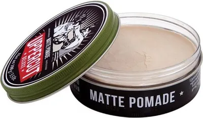 Zdjęcie produktu dla Uppercut Deluxe Matte Pomade, Wosk do włosów, 100 g, Mężczyźni, Do wszystkich włosów, Słoiczek, Utrwalanie