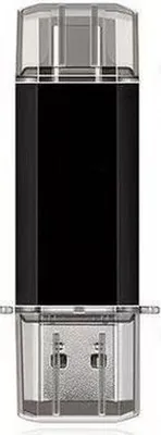 Immagine prodotto di INF Chiavetta USB 2 in 1 ad alta velocità USB 3.0 per PC e smartphone Nero 128 GB