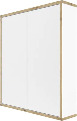 Produktbild von Spiegelschrank MORENA mit 2 Türen, cashmere/Eiche
