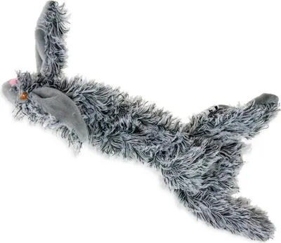 Immagine prodotto di Karlie giocattolo per cani peluche Flatino coniglio, colore:nero, dimensione:30cm