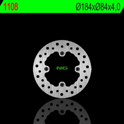 Produktbild von Ng Bremsscheibe Hinten Für Kawasaki Kx 80 '84-'99 (184X84X4) (4X6.5Mm)