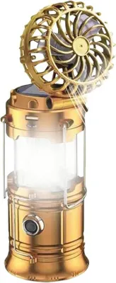 Immagine prodotto di Ventilatore da campeggio a energia solare, climatizzatore da esterno per picnic, escursioni e pesca