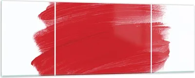 Produktbild von Bilder auf glas - Einteilig - Rot Farben Stück - 90x30cm - Glasbilder - Wandbilder - Bilder - zum Aufhängen bereit - Wanddekoration aus Glas - Glas Bilder - Wandbild auf Glas - GAB90x30-5067