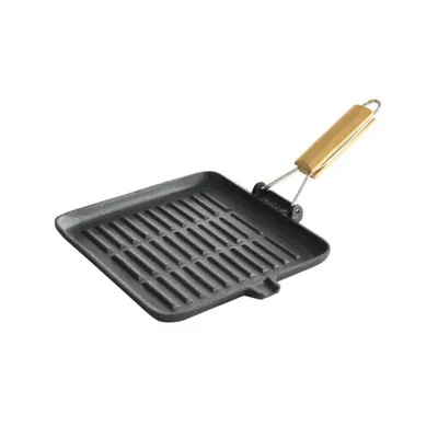 Produktbild von KINGHOFF KH-1107 24 cm Grillpfanne aus Gusseisen