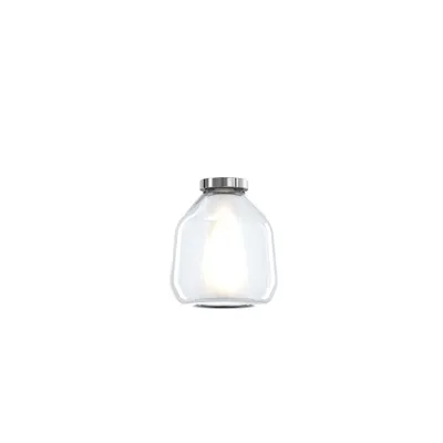Zdjęcie produktu dla Współczesna lampa sufitowa Double Skin Beta Metal Chrom Przezroczyste szkło 1 Światło E27