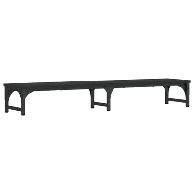 Produktbild von vidaXL Monitorständer Schwarz 105x23x15,5 cm Holzwerkstoff