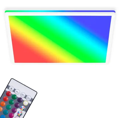 Immagine prodotto di Pannello LED dimmerabile Telecomando RGB Ultrapiatto 15W bianco Plastica Briloner