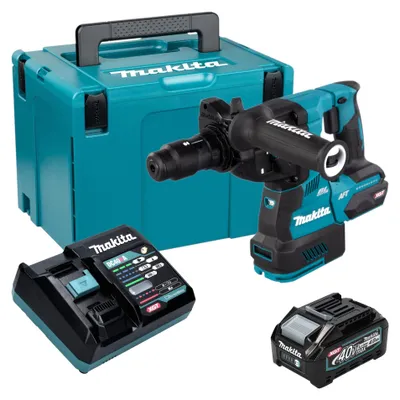 Obrázok produktu pre Makita HR 002 GM101 akumulátorové vŕtacie kladivo 40 V max. 2,9 J SDS plus Brushless + 1x akumulátor 4,0 Ah + nabíjačka + Makpac