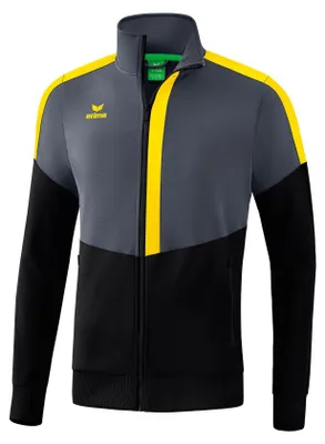 Produktbild von erima Squad Worker Jacke XXXL slate grey/schwarz/gelb