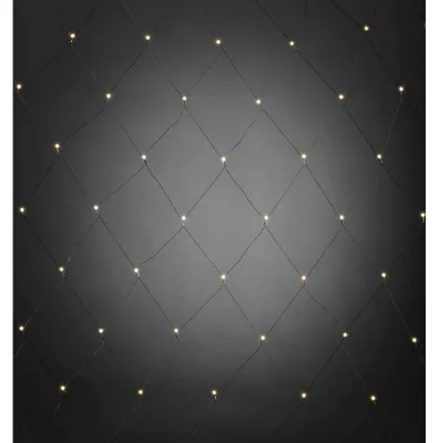 LED-Lichtnet, 20 warmweiße Globen, IP44, 24 V, für Außen