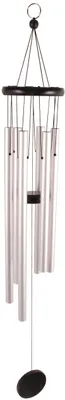 Windspiel Klangspiel M, 12,3x12,3x77 cm, Aluminium, Metall